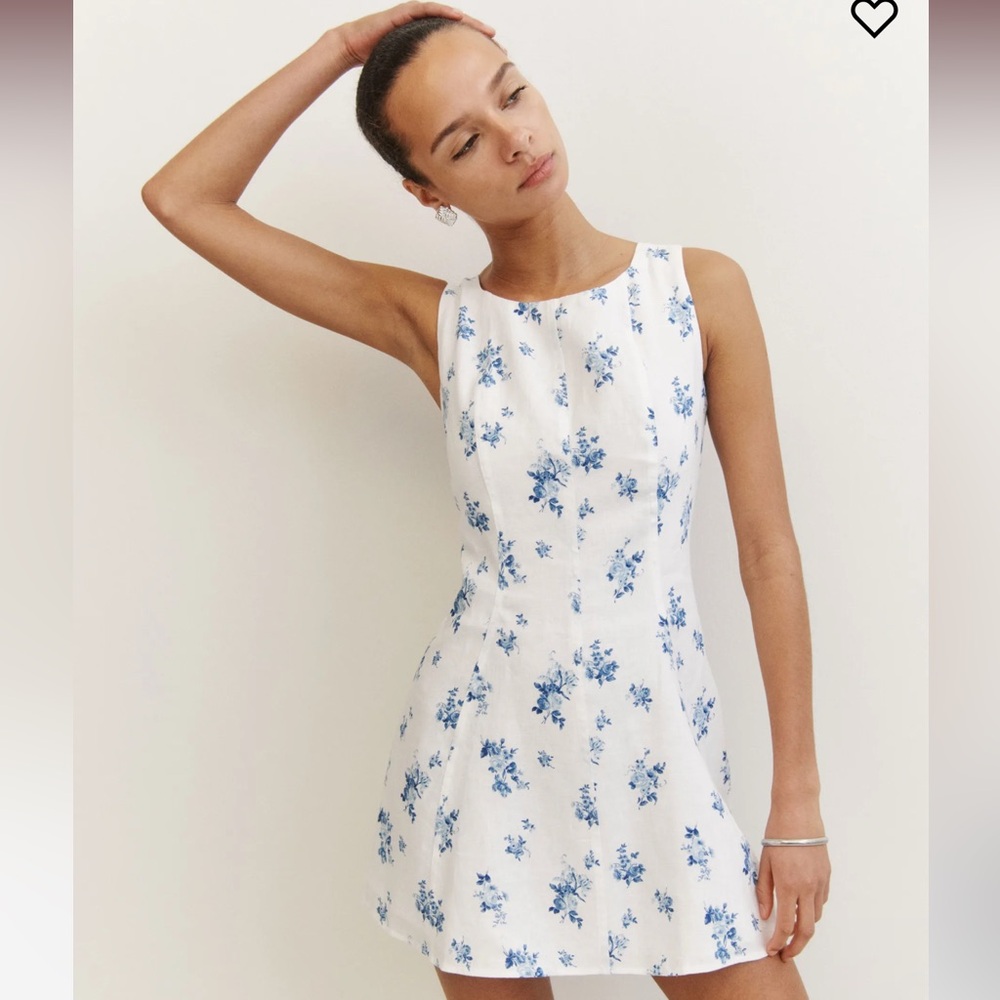 Amorette Linen Dress